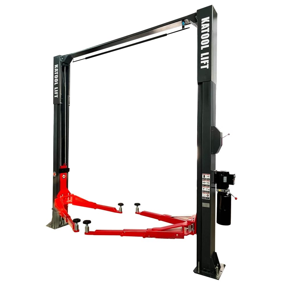 Katool 2 Post Car Lift, 11000 lbs Portable Car Lift for Home Garage & Truck - AS110D, 1 Year Warranty
