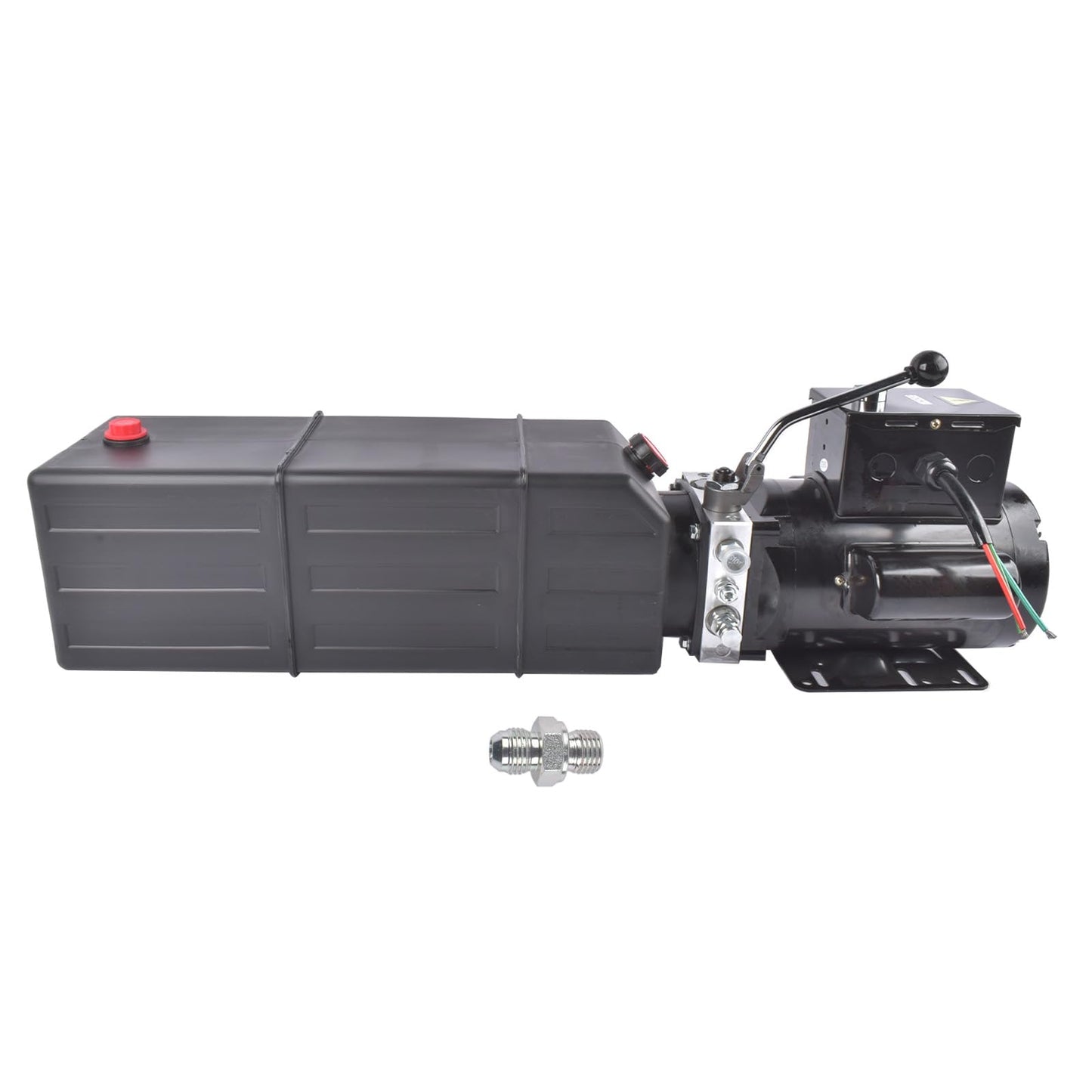 3.7 Gallon Hydraulic Pump, 220V 3HP 2950 PSI Single-Acting Hydraulic Power Unit for 2 & 4 Post Car Lift Dump Trailer Car Lifting Mixizap