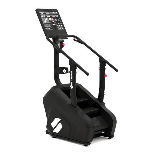 STEPR Classic Commercial Stair Climber Machine – Space-Saving Stairmaster for Home Gym, 8ft Ceiling Friendly, 140 SPM, LED Console & Strength Training Anchor Points