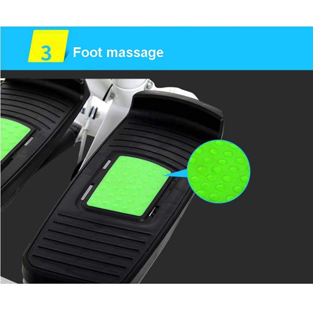 Stepper,Mini-Swing Stair Step Machine for Exercise Adjustable Aerobic Twist Home Multifunctional Fitness Equipment with Safety Handlebars