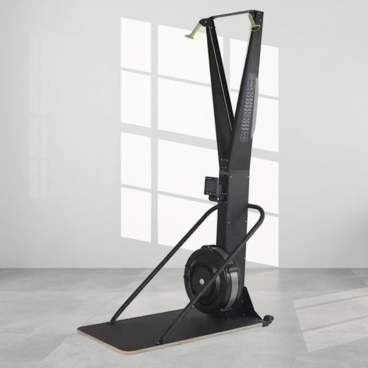 UPWONEA Wind Resistance Ski Machine, Indoor Simulated Ski Machine, Aerobic Home Ski Machine, 10-Speed Resistance Adjustment, High-Strength Paddle Rope