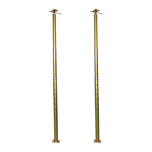ZANURA 55" - 150" Adjustable House Floor Jack Post Joist Support Jack Fit for Leveling Lifting Basement Crawlspace Beam Roof, 2 Pack