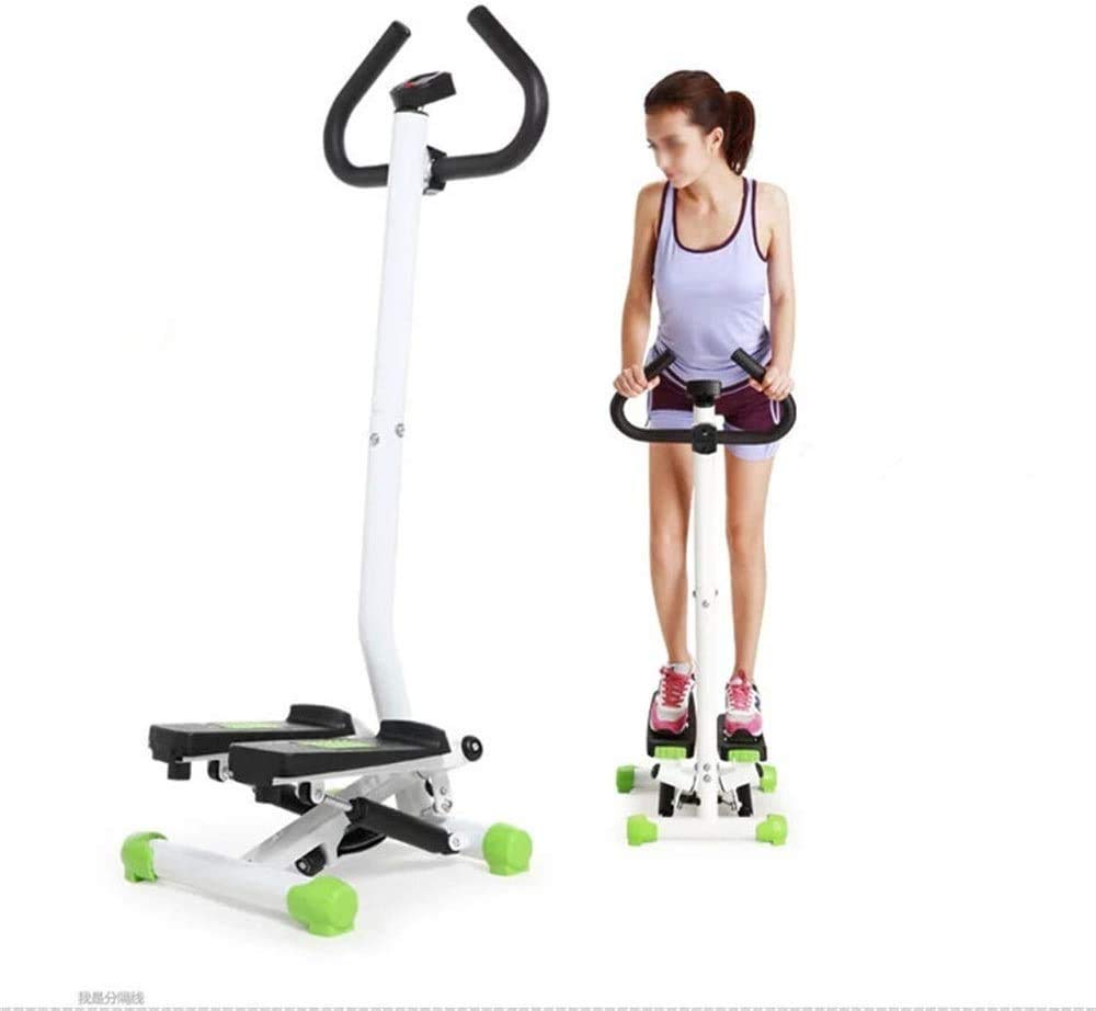 ZHCWEP Stepper Stepping Machine Indoor Fitness Stair Stepper Adjustable Fitness Exercise Machine Cardio Exercise Training Machine Twisted Dish with Handle for Beginners and Advanced Users