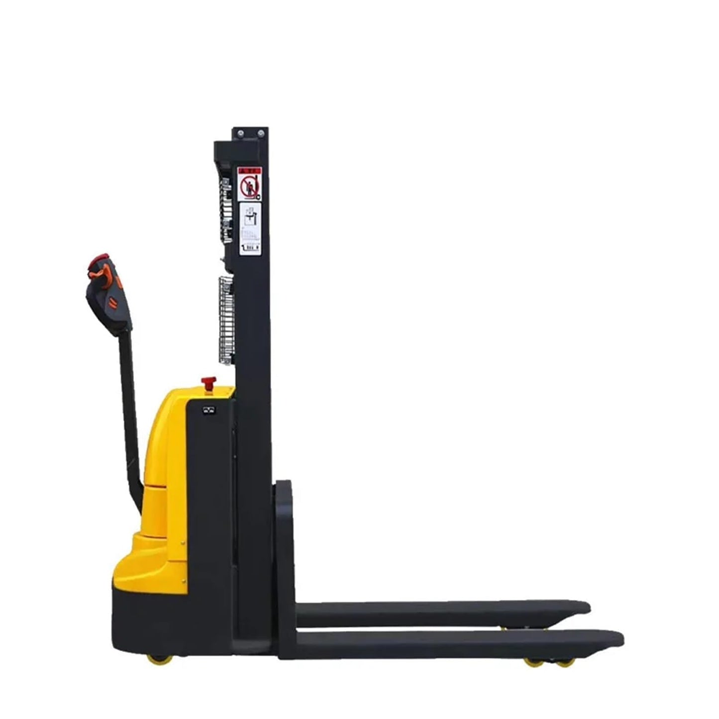 HLOMAUD 1200kg Electric Walkie Pallet Hydraulic Lift Forklift Full Stacker