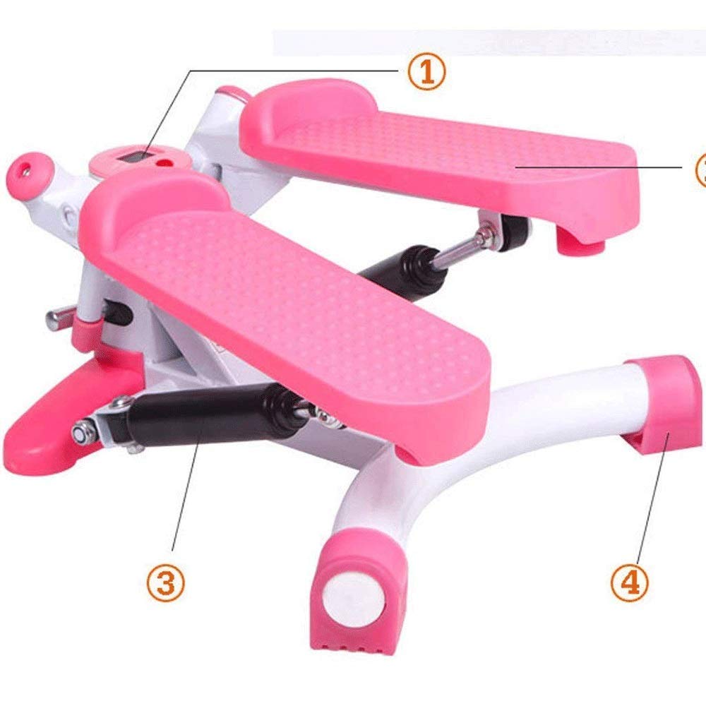 Stepper,Stepper-59.5 * 53 * 30cm Fitness Stair Stepper, Mini Stepper Fitness Cardio Exercise Trainer, Adjustable Height Stepper Machine with Twisting Action Efficency