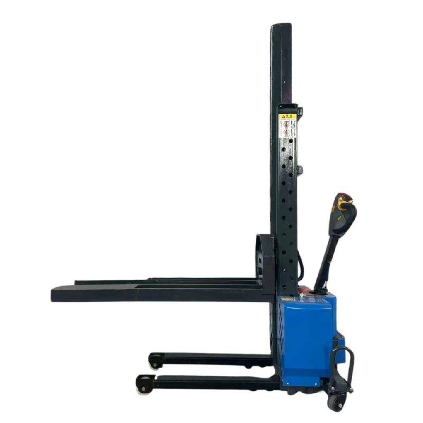 Warehouse Electric Lift Truck Stacker, Battery Powered Pallet Forklift, Walk Behind Hydraulic Stacking Equipment, Pallet Handling Machine, Material Handling System