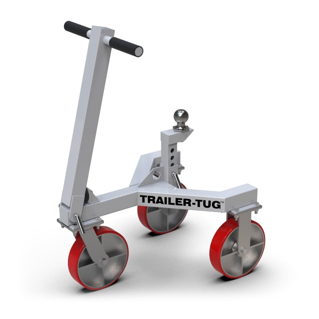 Trailer Tug - Supports up to 20,000LBS - 3,500 lb Max Tongue Weight - Mover for RV, Boat, Camper, Flatbed, Enclosed Trailers - Heavy Duty - World's Greatest Trailer Dolly