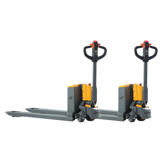 APOLLOLIFT Full Electric Pallet Jack 3300Lbs Capacity 48" x27" Fork Size Walkie Powered Pallet Jack Lithium Battery Pallet Truck, 2 Unit