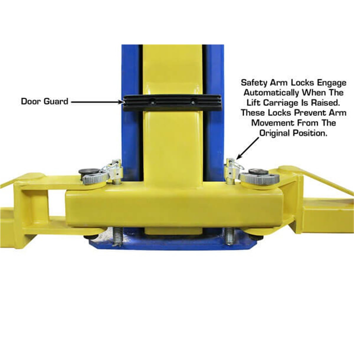 ATLAS Automotive Equipment PRO-9D 2-Post Vehicle Lift, 12' Minimum Ceiling Height, 9,000lb Capacity, Clear Floor Design, Asymmetric/Symmetric Arms, Dual Direct Drive Cylinders, for DIY/Hobbyists