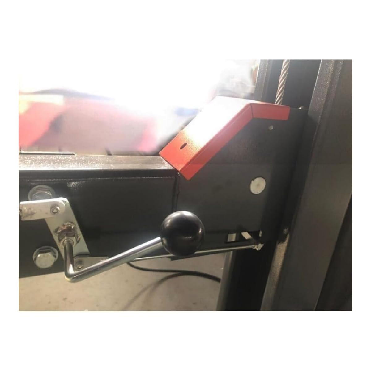 KT-4H110 Four Post Lift 11,000 Lbs Load Bearing 84.5 Inch Lifting Height Vehicle Lift, 3.0HP 110V 4 Post Lift Parking Lift (Forklift Unloading Required)