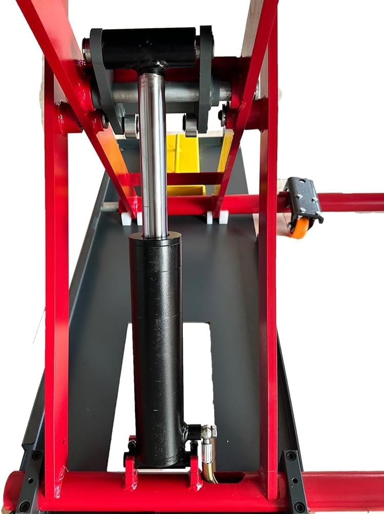 KATOOL Portable Car Lift Mid Rise Scissor Lift 7000lbs Lifting Capacity Max. Lifting Height 39" (More Easy to Access) Scissor Car Lift Scissor Auto Quick Jack for Home Garage and Shop, 110V