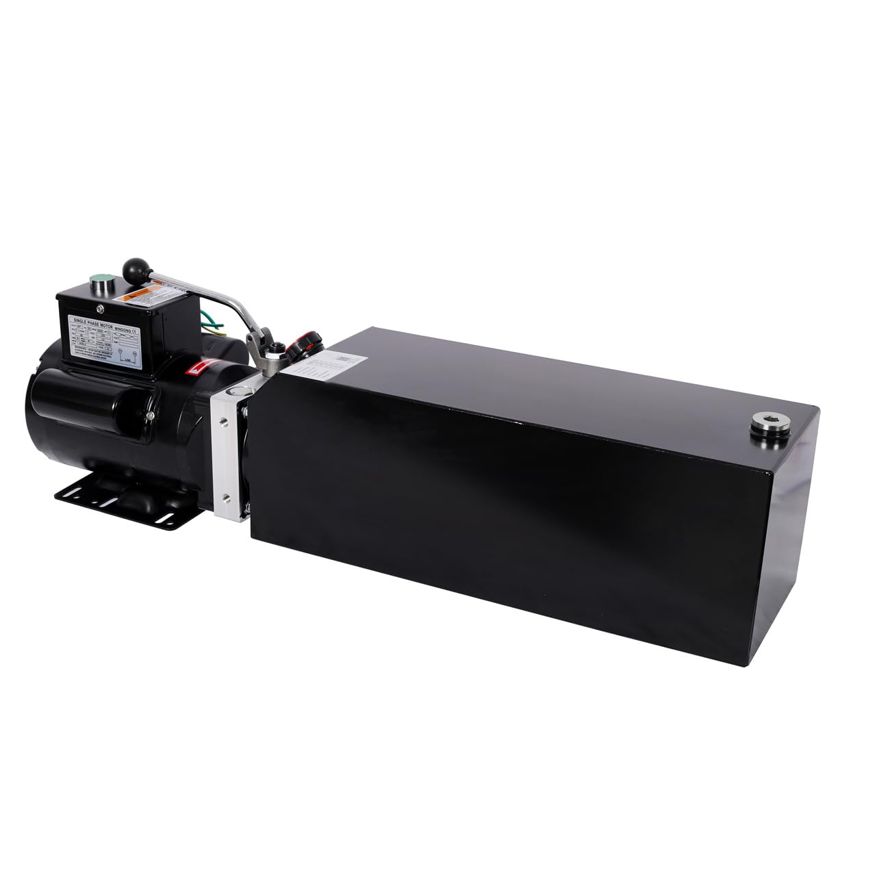 Heavy-Duty Hydraulic Power Unit for Car Lifts, AC 220V Single Phase, Replacement Pump for 2-Post & 4-Post Lifts, Auto Shop Equipment (Black, 14 Quart)