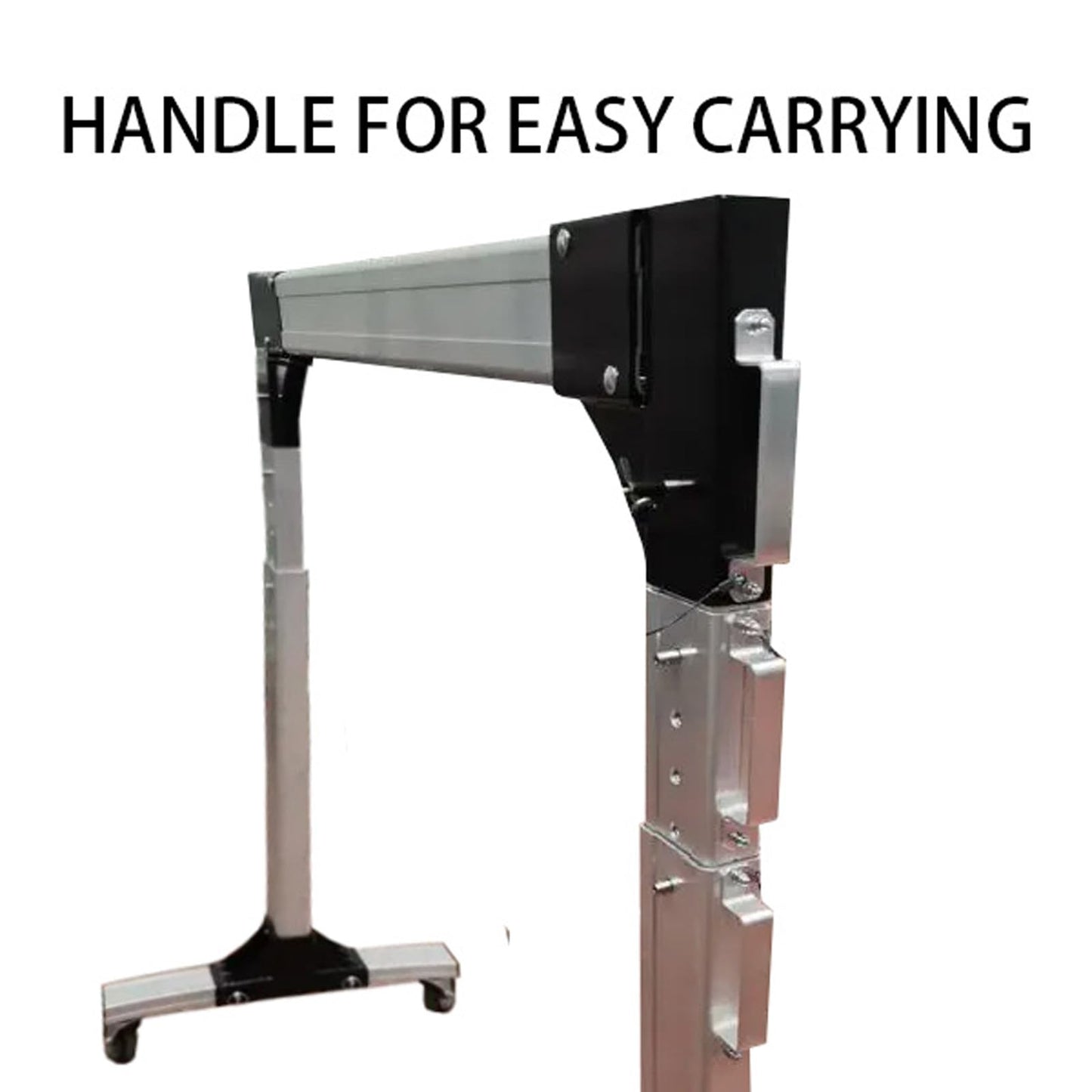 Portable Aluminum Gantry Crane, 2000GK/4400LBS Adjustable Shop Lift Hoist, 5.3-7.5FT Overall Beam and 4.9-9.5 FT Tall 2 Post Lift