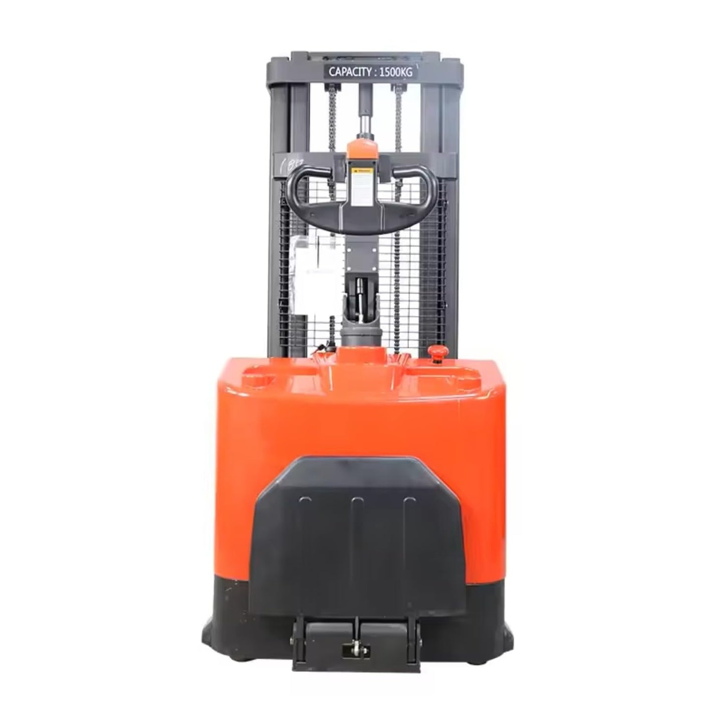 1.5–2 Ton Full Electric Pallet Stacker, Walk-Behind Lift Truck for Warehouse Material Handling