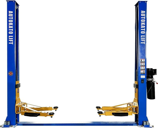 KATOOL AK-H115Z Two Post Lift 11000 lbs Capacity, Hydraulic Vehicle Lift, 220V 4.0 HP Motor, Double Point Lock Release, Fit for Compact Cars, Trucks and SUVs