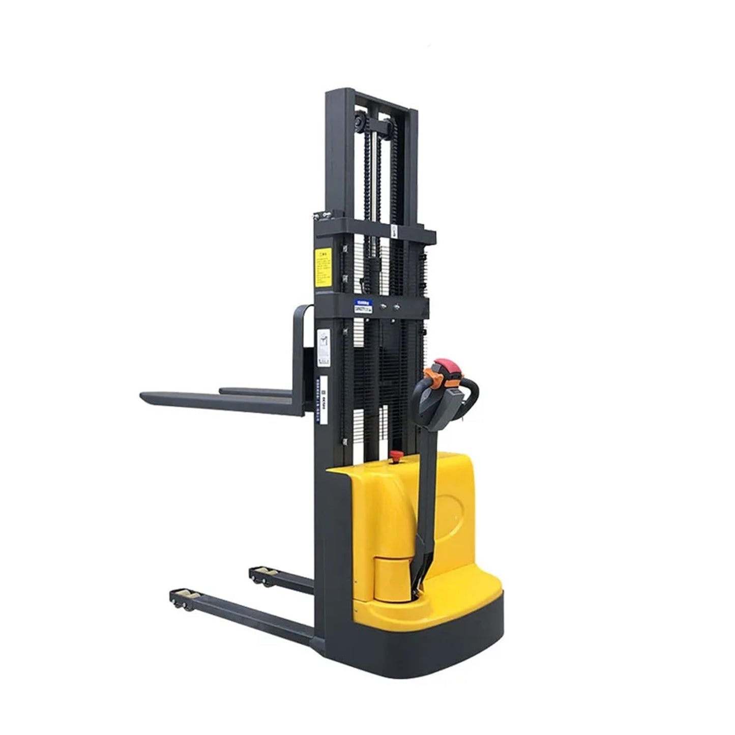 HLOMAUD Electric Forklift Pallet Lifter 1T 3.5M Semi Stacker