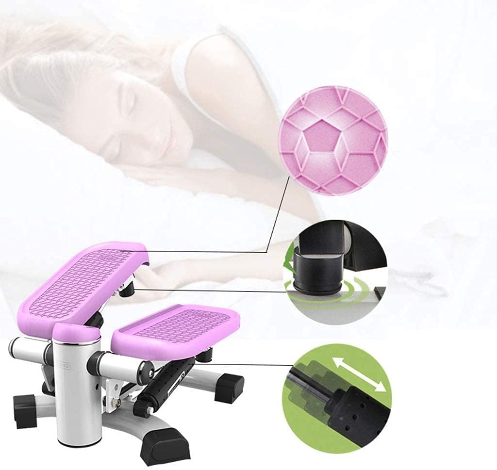 Portable Twist Stair Stepper Twisting Step Fitness Machine with LCD Monitor Multi-Function Walking Machine (Green)