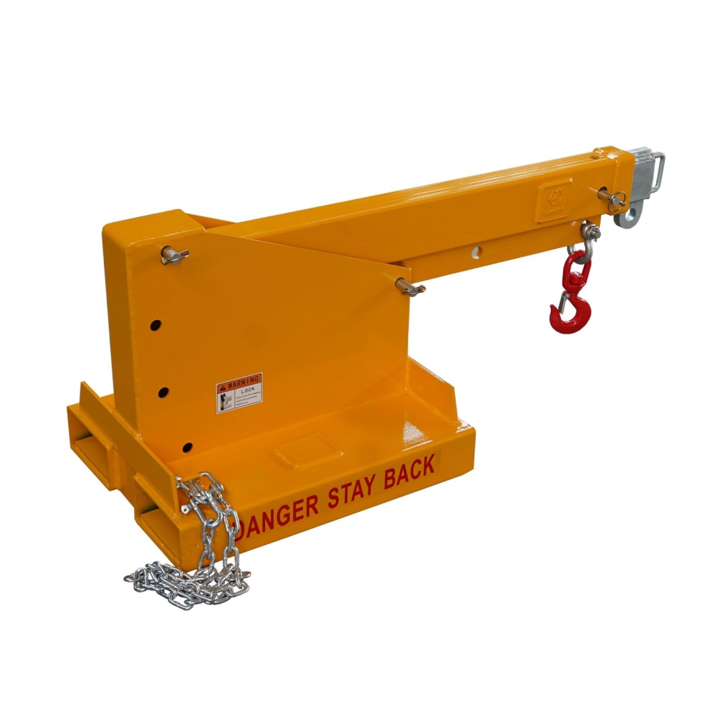 Geelife Forklift Telescoping Crane Jib Boom - Adjustable 33-80in, Mobile Lifting Attachment