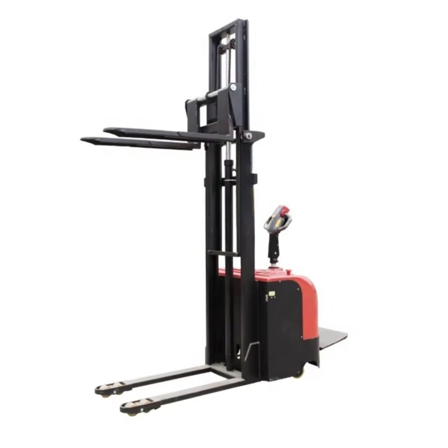 Electric Powered Pallet Stacker – Heavy Duty Lift Truck for Warehouse Material Handling – 1.5 Ton Capacity Electric Forklift Stacker for Industrial Use