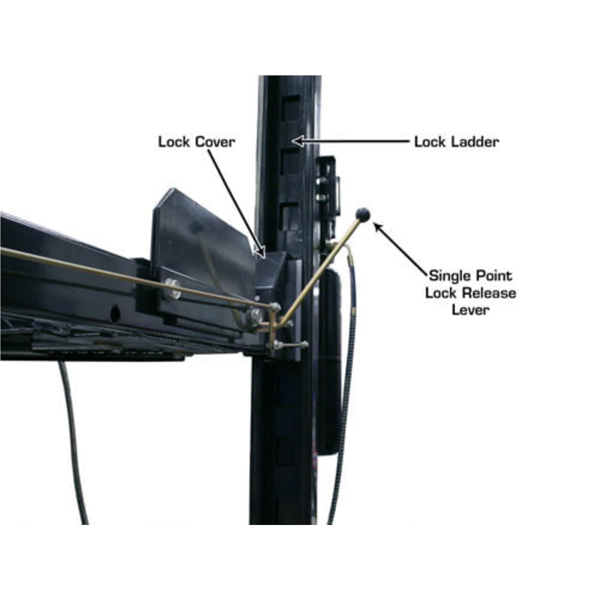 Atlas® Garage Pro 8000 EXT Portable Hobbyist 8,000 Lbs. Capacity 4 Post Lift (Extra Tall)
