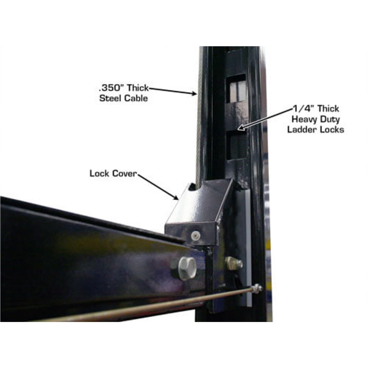 Atlas® Garage Pro 8000 EXT Portable Hobbyist 8,000 Lbs. Capacity 4 Post Lift (Extra Tall)