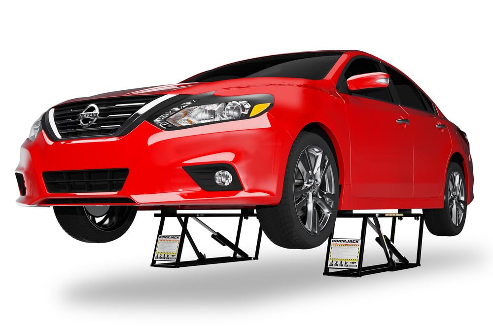 QuickJack BL-3500SLX Portable Car Lift - 3,500-lbs. Capacity, Designed for Small Wheelbase Vehicles, Perfect for Auto Repair in Garage, Shop or Home Use