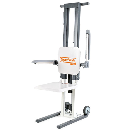 SuperHandy GoRise Electric Floor to Stand Lift – 500 Lbs Capacity, Standing Assistance, Portable, Adjustable, Ergonomic, Easy Storage, Patent Pending (FS (Floor Lift))