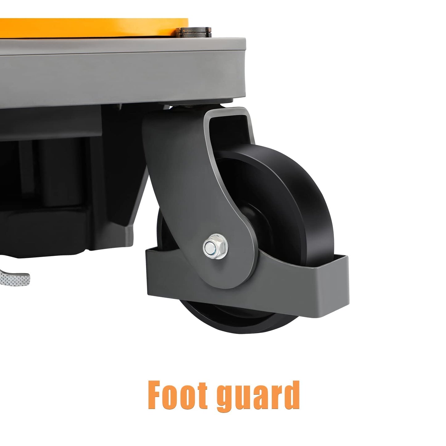 Apollo Semi-Electric Pallet Stacker - Material Lifter with Fixed Legs and Adjustable Forks, 3300lbs Capacity, 118" Lifting Height, Suitable for Open Bottom Pallets