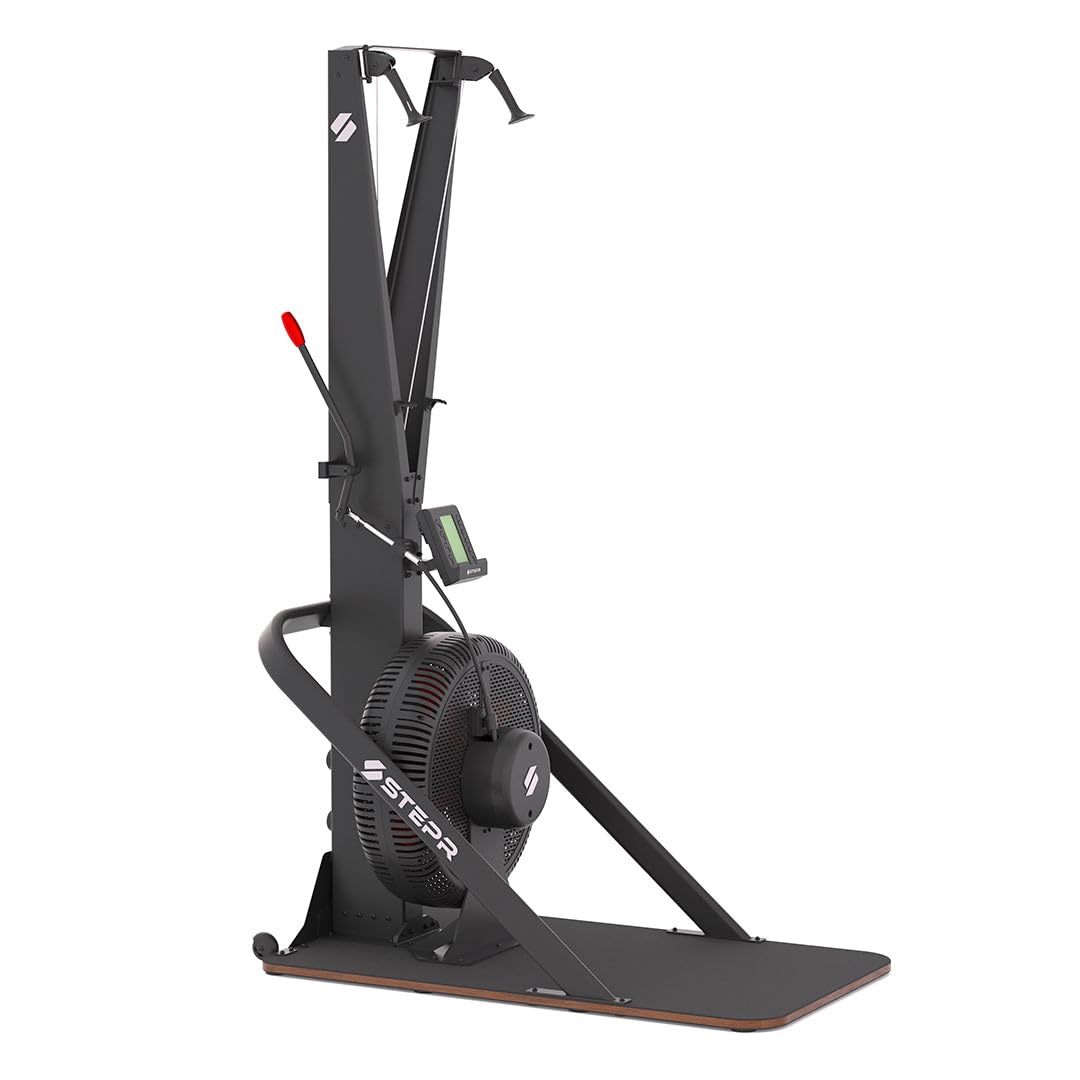 STEPR SKI XL VPR, Indoor Ski Machine, Ski Erg with Scalable Resistance with Patented VPR Air Resistance Technology