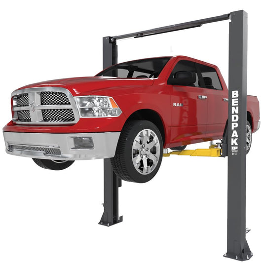 BendPak 10APX - 10,000lb Capacity 2 Post Adaptable Clearfloor/Adjustable Width/Screw Pads/High Rise Truck/SUV/Car/Vehicle/Auto Lift- Home/Garage/Shop/Mechanic