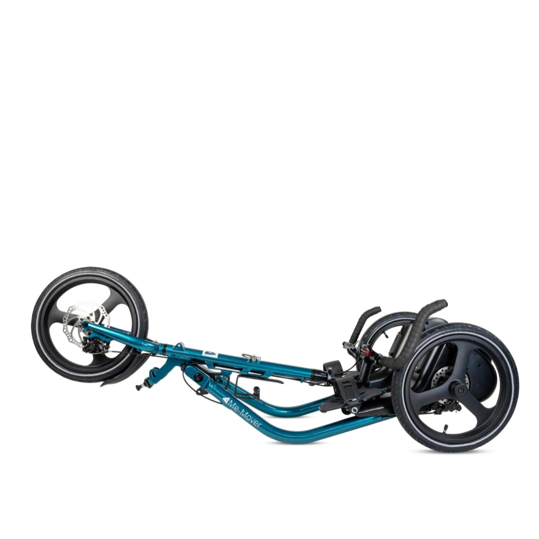 ME-MOVER Speed - Step Machine on Wheels, Low Impact Trainer, Cross Step Trainer for Outdoor Exercise, Elliptical Tricycle (Dark Green)