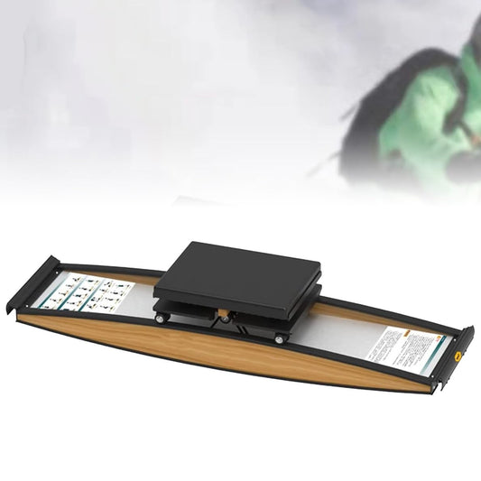 Ski Training Device, Snowboard, Home Ski Machines, Indoor Simulation Ski Rowing Aerobic Equipment, Suitable for 3D Cross Trainer