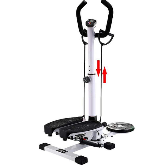 Stepper,Mini-Swing Twist Step Machine for Exercise with Hand Grip Slimming Fat Burning Multifunctional Climber Stair Fitness Equipment