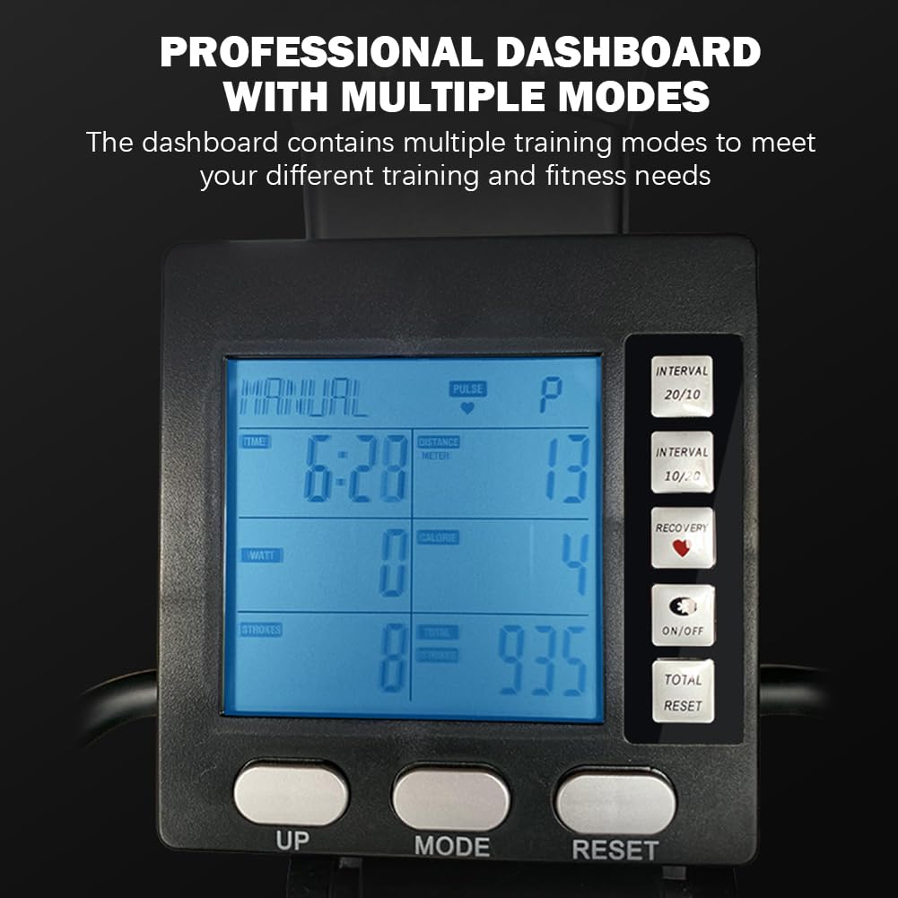 UPWONEA Indoor Ski Training Machine, Wind Resistance Ski Simulator, Full Body Fitness Trainer, Body Balance Training Machine, Stability Core Training