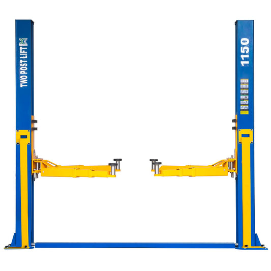 XK-1150 Auto Lift Truck Hoist 2+3 Enhanced Auxiliary Arm Car Lift 110V Capacity 11500 Lbs Two Post with 36 Months Parts Replacement