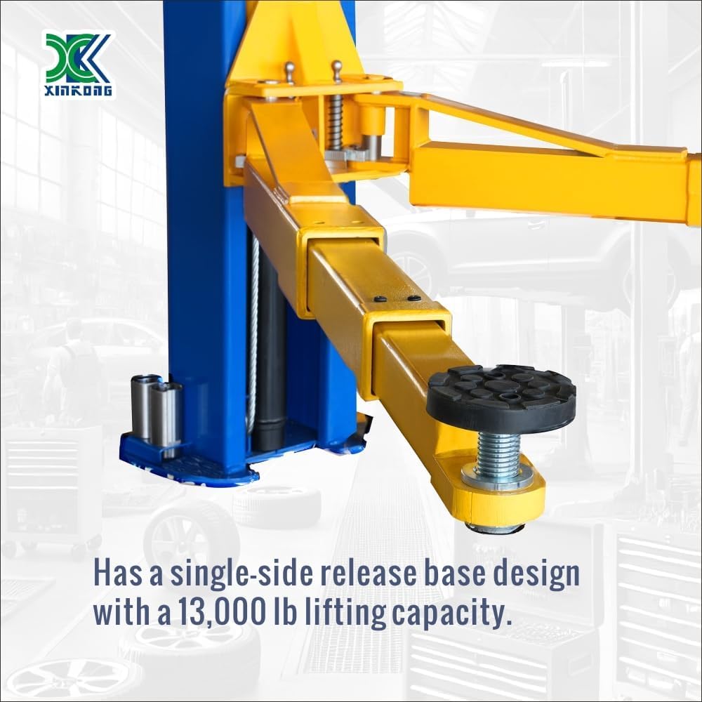 XK-1300L Auto Lift 110V Car Lift 3+3 Enhanced Lifting Arm Capacity 13000 Lbs Overhead Truck Hoist with 36 Months Parts Replacement