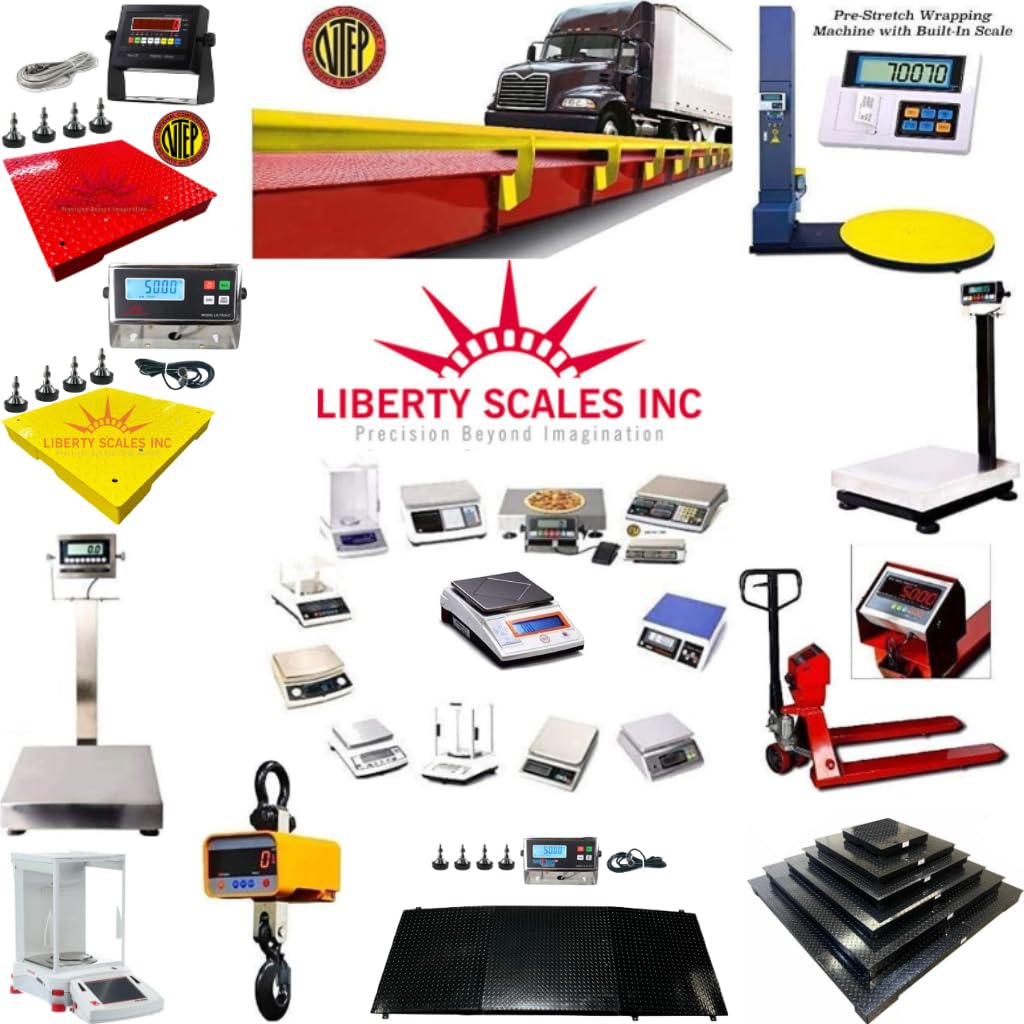 Liberty LS-800-PPF Industrial Portable 4' x 5' Pit Frame for 48" x 60" Floor Scales with Forklift Channel Easy Access