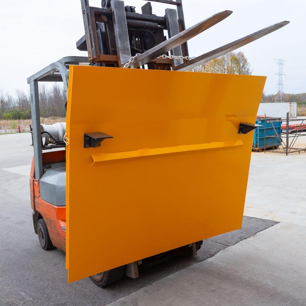 Discount Ramps Dock Board, 60" x 72" Steel, 13,000 lb, for Forklift, up to 7" Differential, Guardian