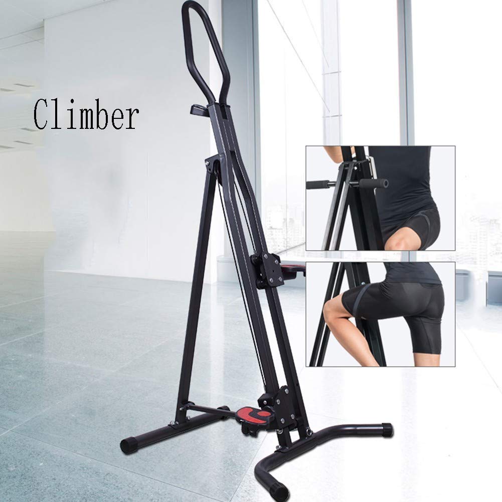 ZHCWEP Stepper Vertical Climber, Heavy Duty Vertical Climber Stair Climber Leg Master Exercise Machine Climbing Machine Pedal Machine Cardio Machine, with Monitor, Home Fitness Equipment