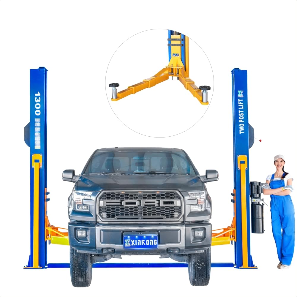 XK-1300 Two Post Car Lift 220V Auto Lift 3+3 Enhanced Lifting Arm