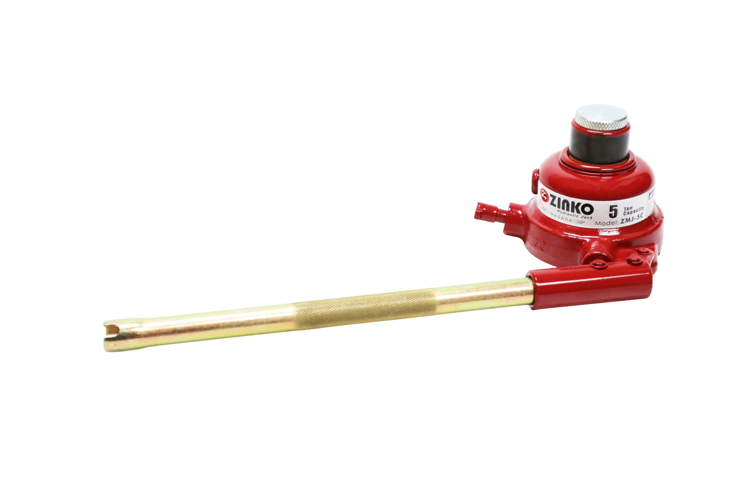 ZINKO 5-Ton Mini Hydraulic Bottle Jack, 0.78" Stroke, 3.15" Max. Height Model: ZMJ-5C