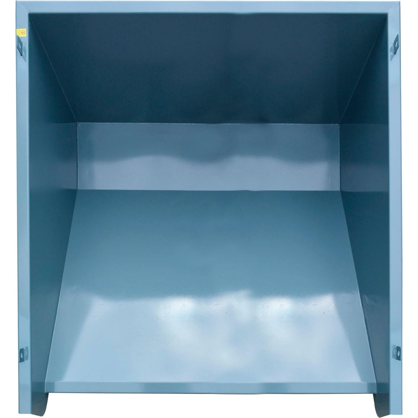 Global Industrial Medium Duty Self Dumping Forklift Hopper, 2 Cubic Yard, 4000 Lbs., Capacity, 11-Gauge Steel Construction, 64" L x 58" W x 46" H, Gray Powder Coat Finish