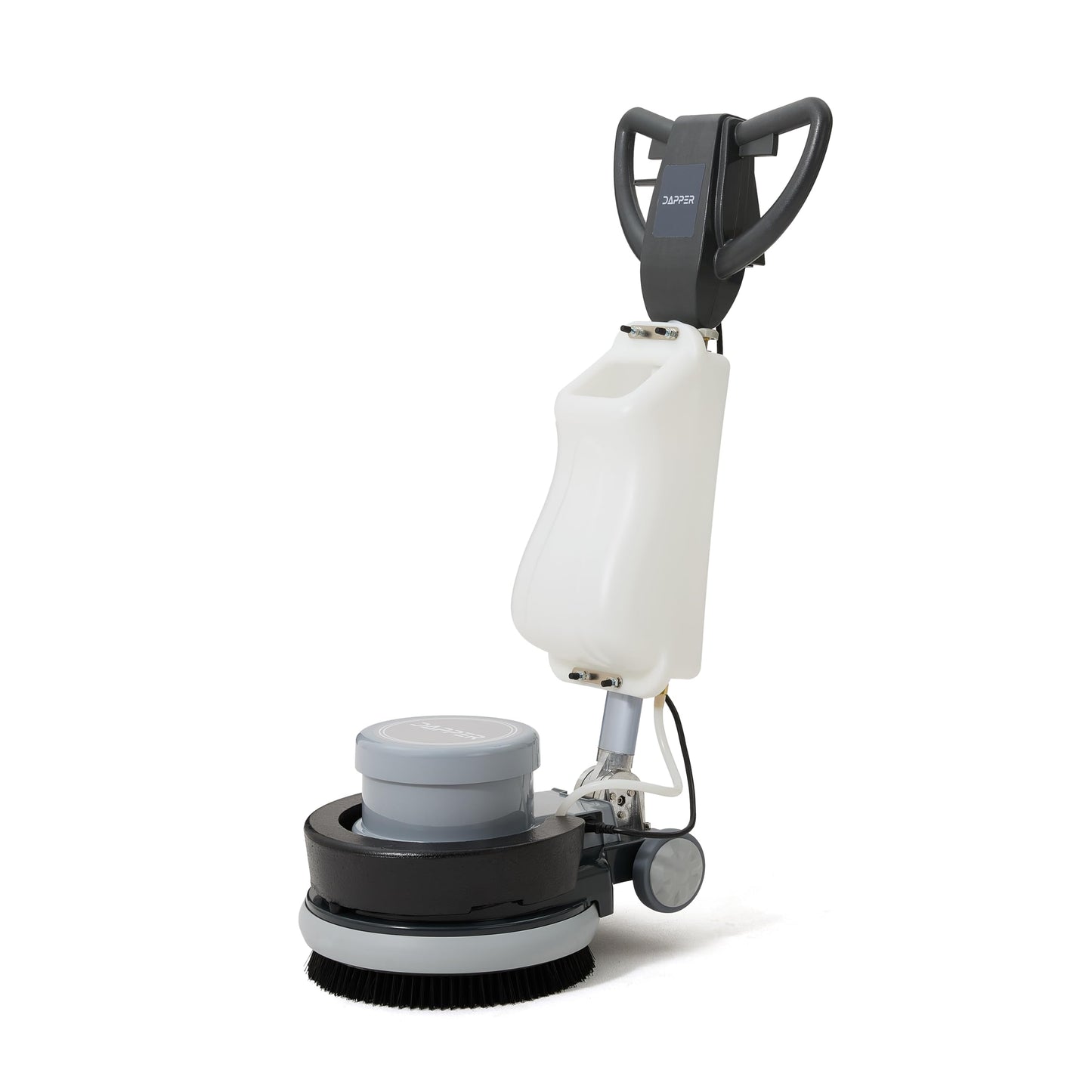 17" Heavy-Duty Weighted Floor Buffer Polisher Machine – 1500W, 154 RPM Commercial Scrubber with Removable Weights – Includes 3.5 Gal Tank, 2 Brushes & 3 Pads – Strip, Buff, Scrub & Polish Floors