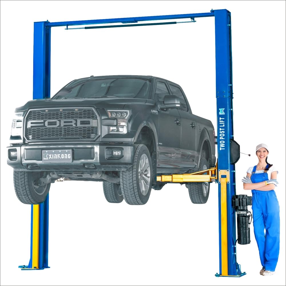 XK-1300L Overhead Auto Lift 3+3 Enhanced Lifting Arm 220V Car Lift Capacity 13000 Lbs Truck Hoist with 36 Months Parts Replacement