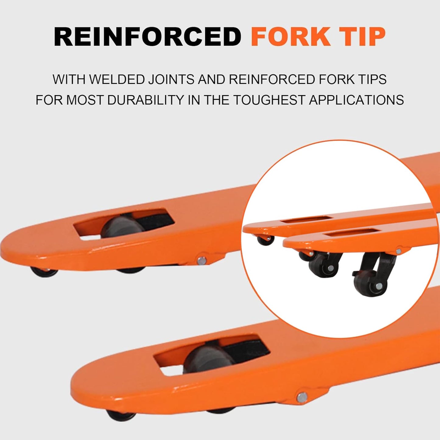 Tory Carrier Manual Pallet Truck - 5500LBS High - Capacity, 21" x 48" Forks, Industrial - Grade Heavy - Duty Solution for Efficient Warehouse & Factory Material Handling