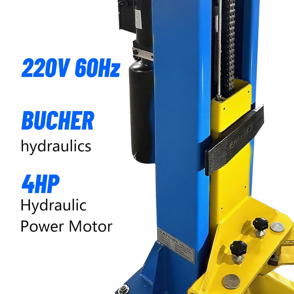 ME 12000lbs 2 Post Lift Automotive Car Lift Single Point Lock Release Two Post Car Lift for Home Garage and Shop ME-H1200