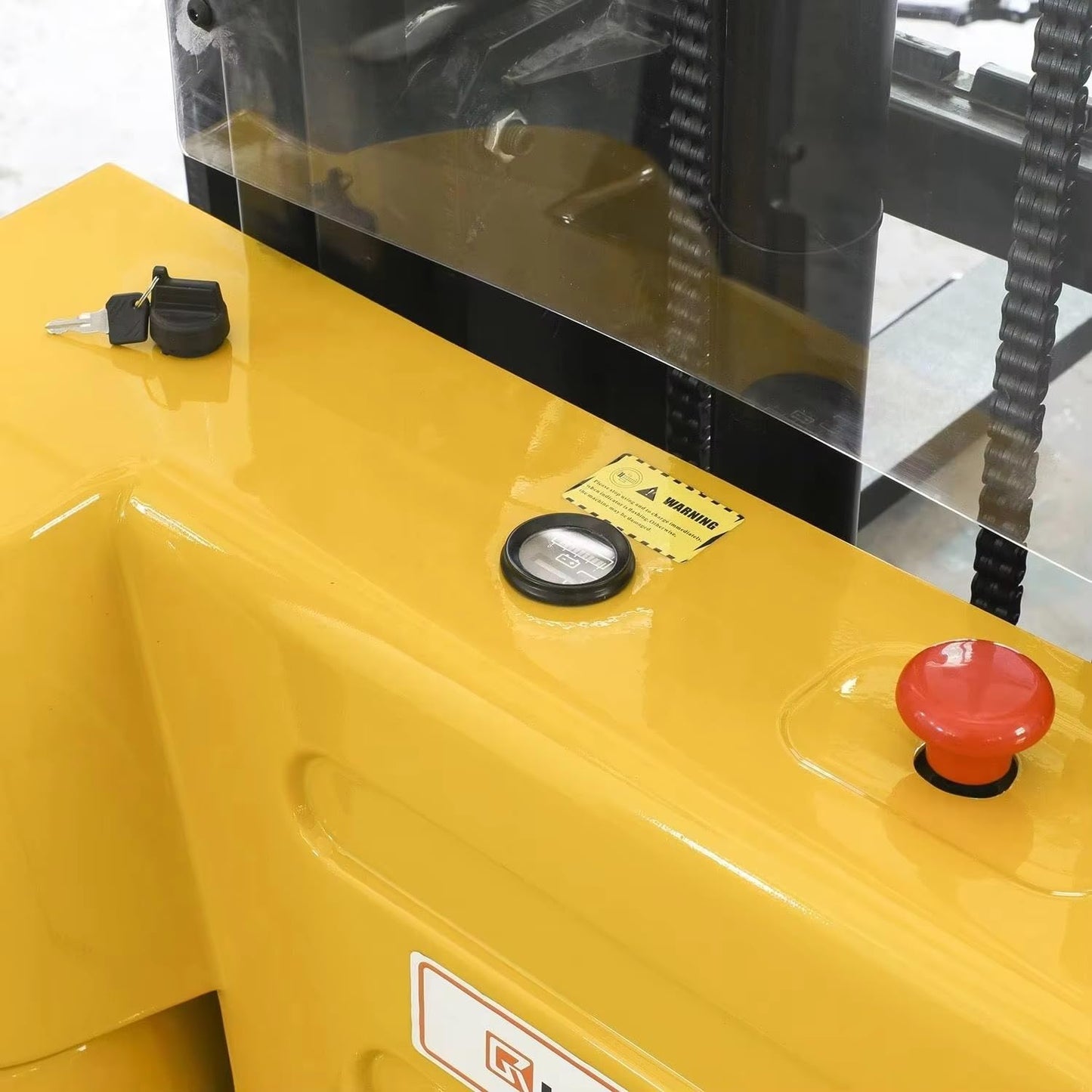 Automated Warehouse Stacker, Semi Electric Portable Self-Loading Stackers Pallet, 3000mm Lifting Height, 1150mm Fork Length, PU Wheels, Outdoor and Indoor Pavement Use