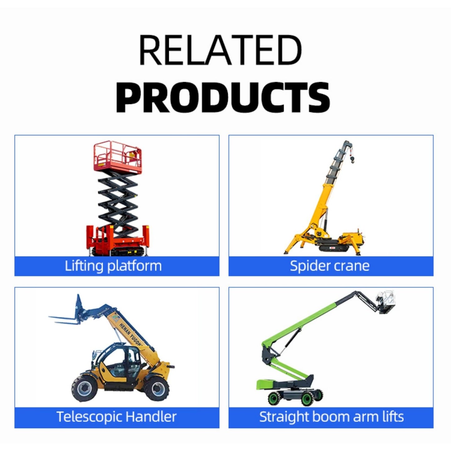 Towable Telescopic Articulated Boom Lift with Hydraulic Crank Arm for Tight Workspaces and Complex Terrain High-Altitude Operations