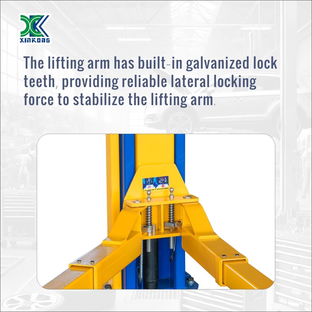 XK-1150-220V Auto Lift Car Lift Capacity 11500 Lbs Two Post Truck Hoist with 36 Months Parts Replacement