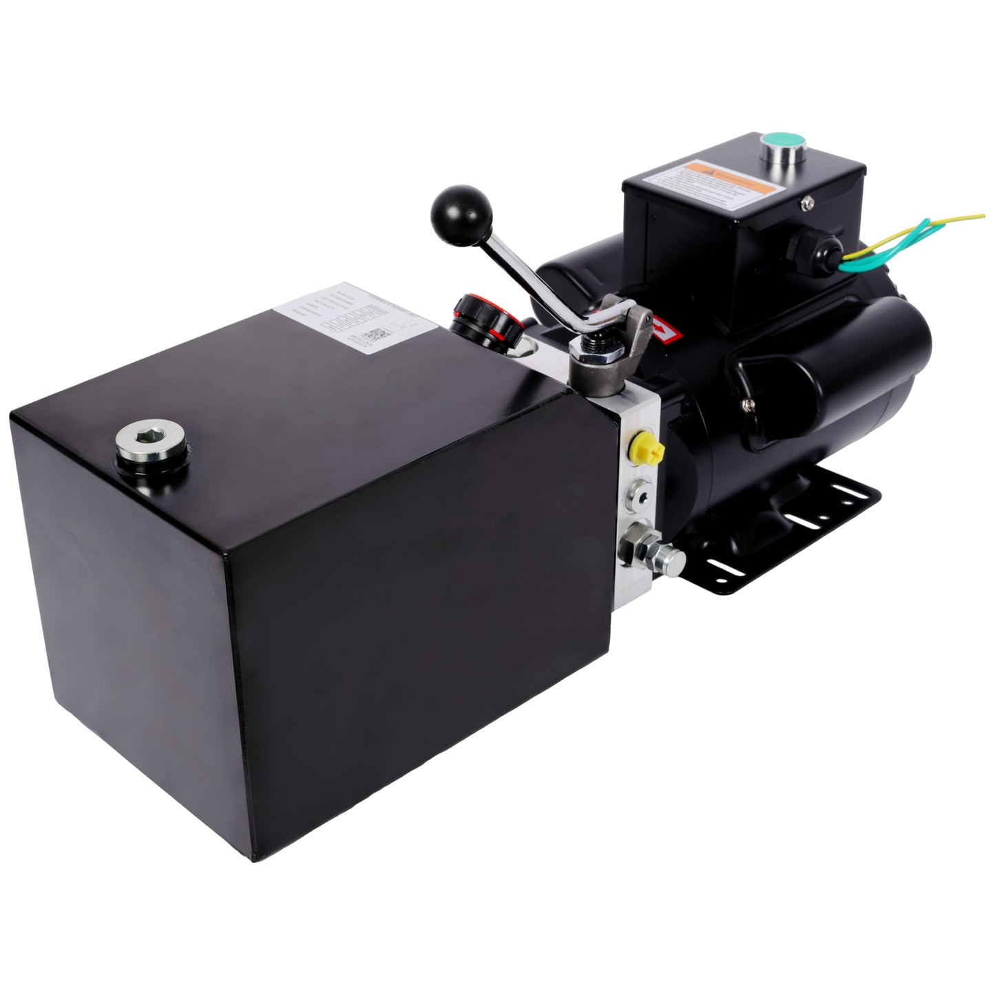 Replacement Hydraulic Power Unit for 2 Post 4 Post Car Lifts, 220V Single Phase Hydraulic Pump, 6 Quart Reservoir, 2750 PSI, Universal Fit for BendPak, Challenger, Rotary, Forward